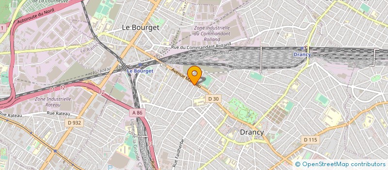 localisation de l'entreprise LIL à DRANCY