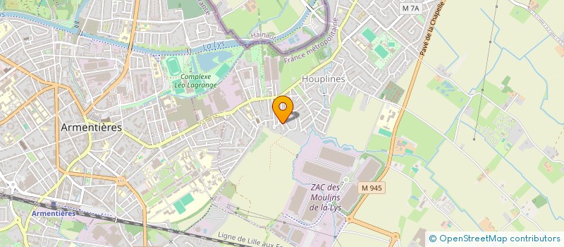 localisation de l'entreprise LIL'ELEC  HOUPLINES