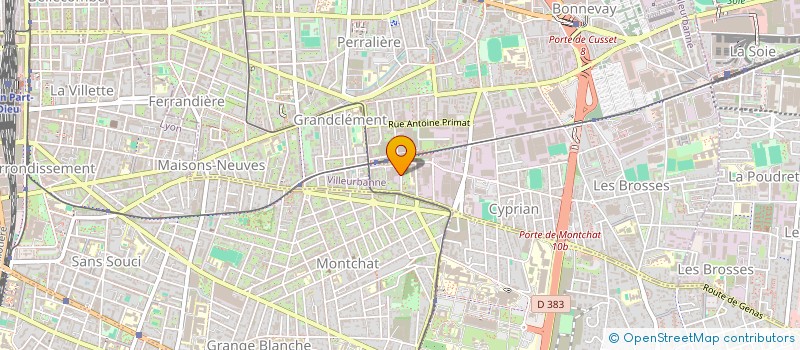 localisation de l'entreprise LIL FOOD  VILLEURBANNE