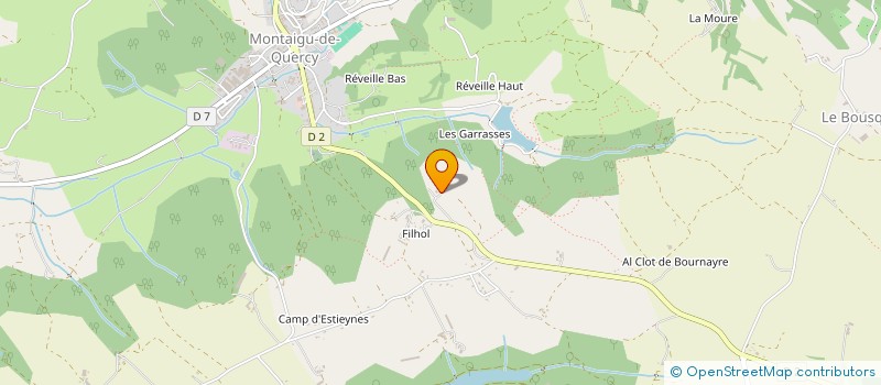 localisation de l'entreprise LIL'OZ ENFANTS DU QUERCY à MONTAIGU-DE QUERCY