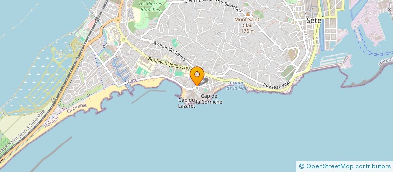 localisation de l'entreprise LILA  SETE