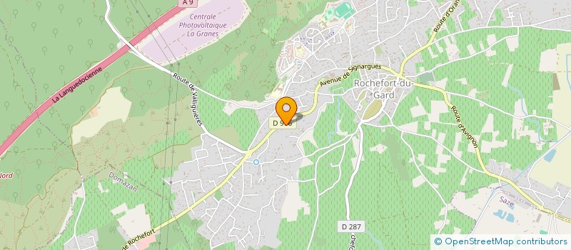 localisation de l'entreprise LILA  ROCHEFORT-DU-GARD