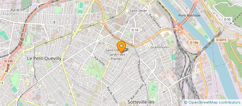 localisation de l'entreprise LILA  ROUEN