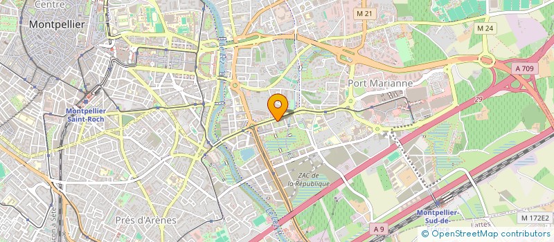 localisation de l'entreprise LILA  MONTPELLIER