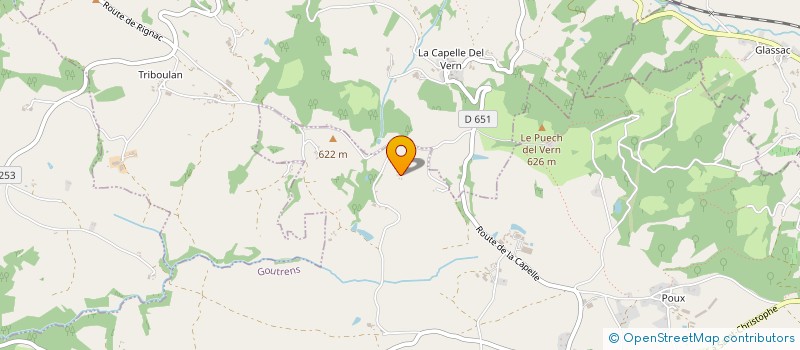 localisation de l'entreprise LILA  ESCANDOLIERES