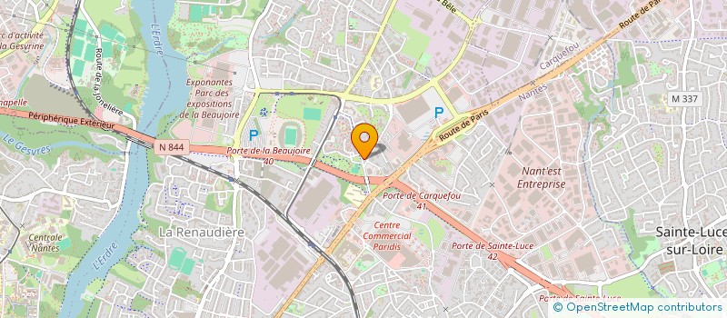 localisation de l'entreprise LILA  NANTES