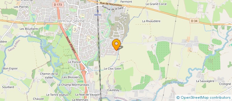 localisation de l'entreprise LILA  VERN-SUR-SEICHE