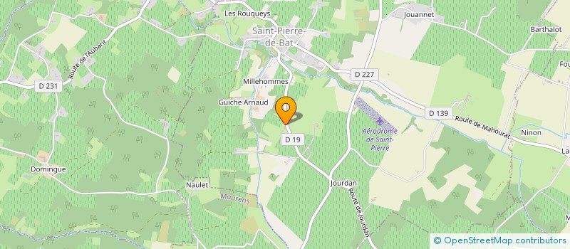 localisation de l'entreprise LILA  SAINT-PIERRE-DE-BAT