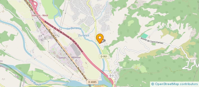 localisation de l'entreprise LILA  SISTERON