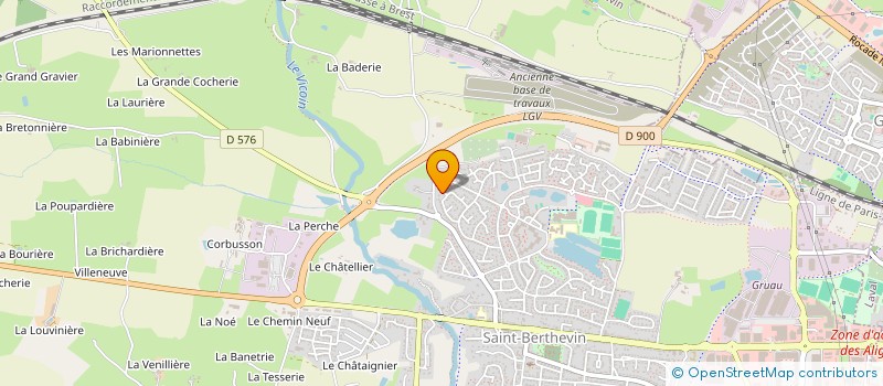 localisation de l'entreprise LILA ACADEMY à SAINT-BERTHEVIN
