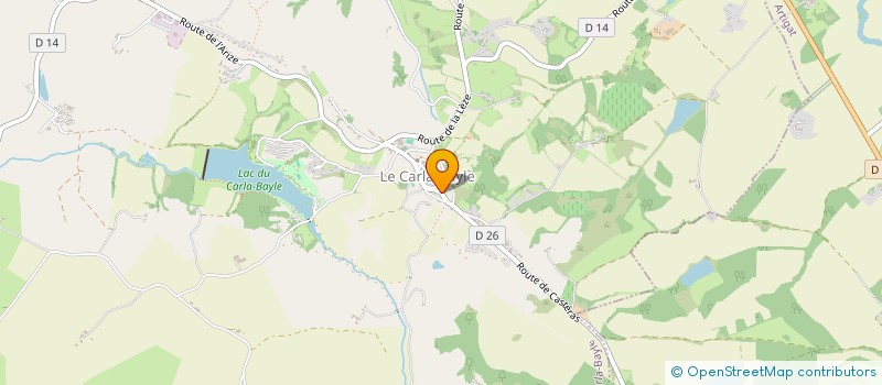 localisation de l'entreprise LILA BAI à CARLA-BAYLE