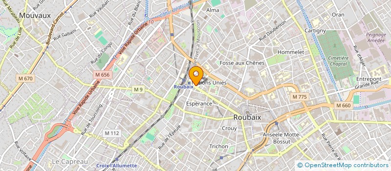 localisation de l'entreprise LILA BEAUTY à ROUBAIX