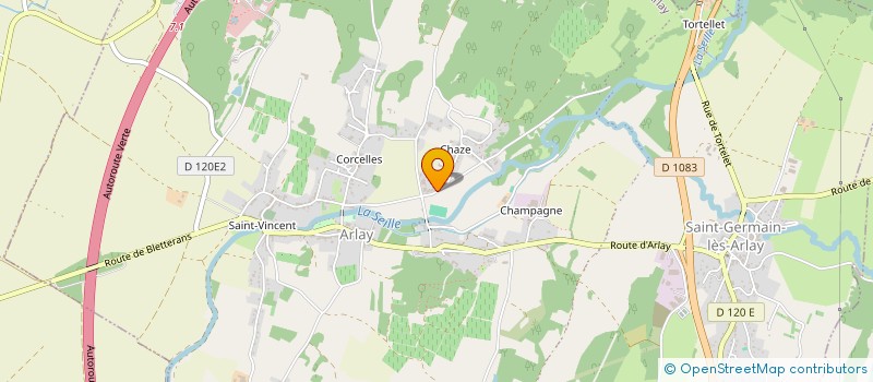 localisation de l'entreprise LILA BUILDING  BLETTERANS