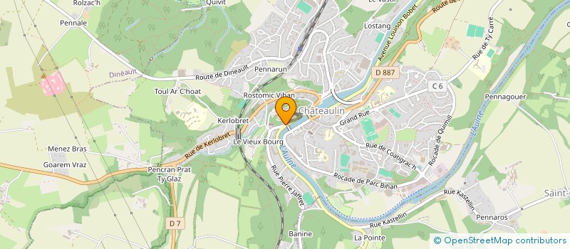 localisation de l'entreprise LILA CARE  CHATEAULIN