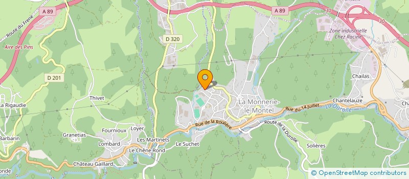 localisation de l'entreprise LILA IMMO  LA MONNERIE-LE-MONTEL