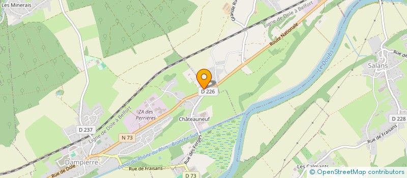 localisation de l'entreprise LILA JANE SARL  RANCHOT