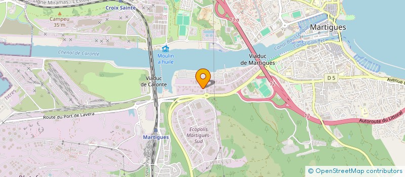 localisation de l'entreprise LILA SERVICES à MARTIGUES