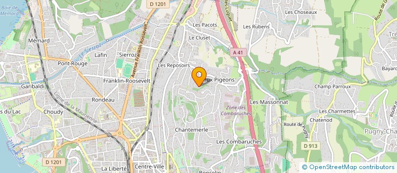 localisation de l'entreprise LILA SIGNE AVEC BEBE  ROQUEFORT-LES-PINS