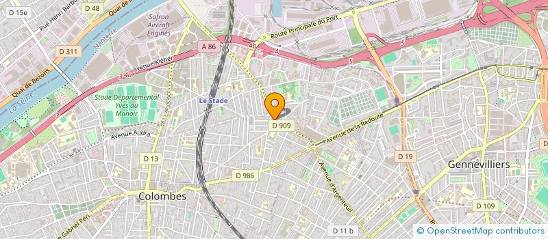localisation de l'entreprise LILA20 à COLOMBES