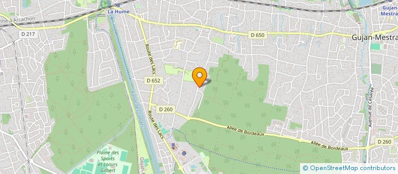 localisation de l'entreprise LILALEO  GUJAN-MESTRAS