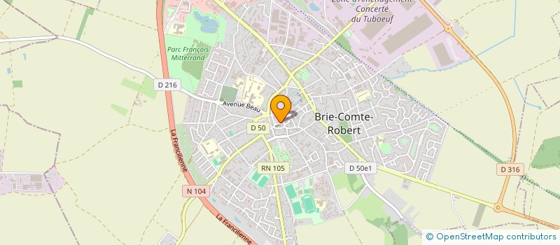 localisation de l'entreprise LILAM à BRIE-COMTE-ROBERT