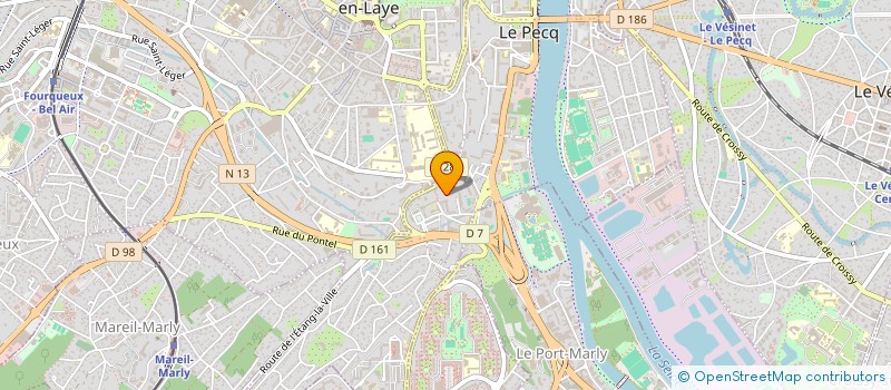 localisation de l'entreprise LILAMANDE  LE PECQ