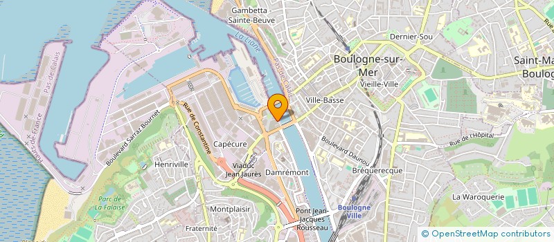 localisation de l'entreprise LILAMED  BOULOGNE-SUR-MER