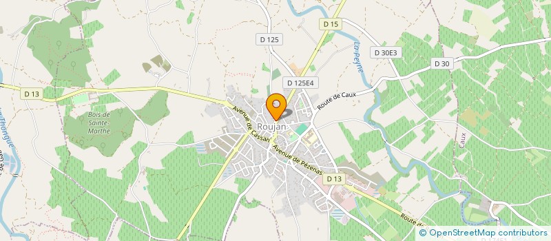 localisation de l'entreprise LILANEXT  ROUJAN