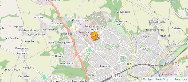 localisation de l'entreprise LILANFIT  ROSPORDEN