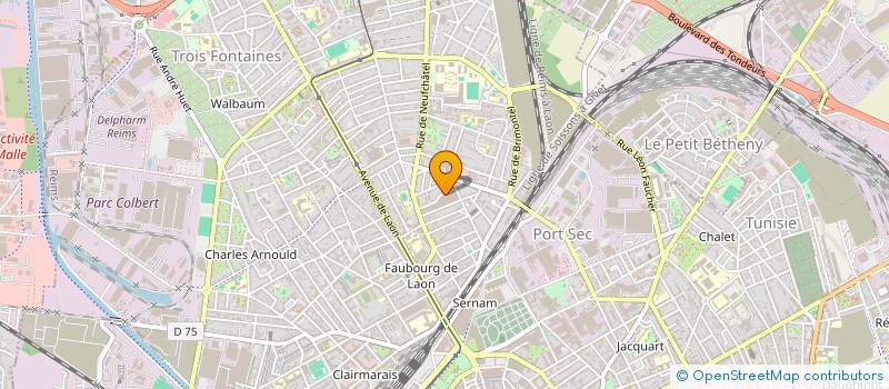 localisation de l'entreprise LILAPOP  REIMS