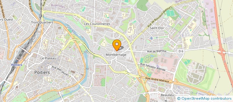 localisation de l'entreprise LILART  POITIERS