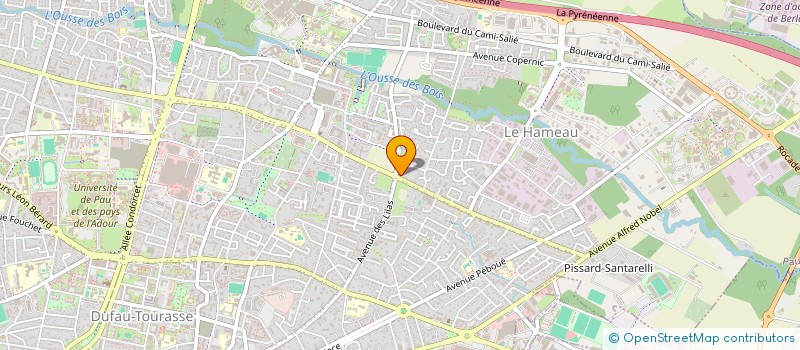 localisation de l'entreprise LILAS 126 à PAU