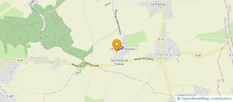 localisation de l'entreprise LILAS  FRESNE-LE-PLAN