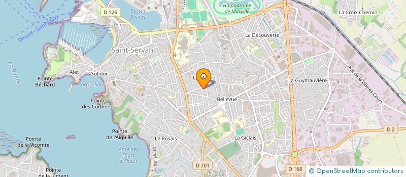 localisation de l'entreprise LILAS  SAINT-MALO