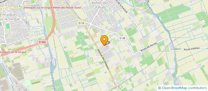 localisation de l'entreprise LILAS  ALTHEN-DES-PALUDS