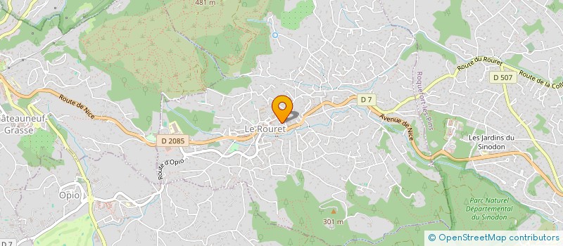 localisation de l'entreprise LILAS  LE ROURET