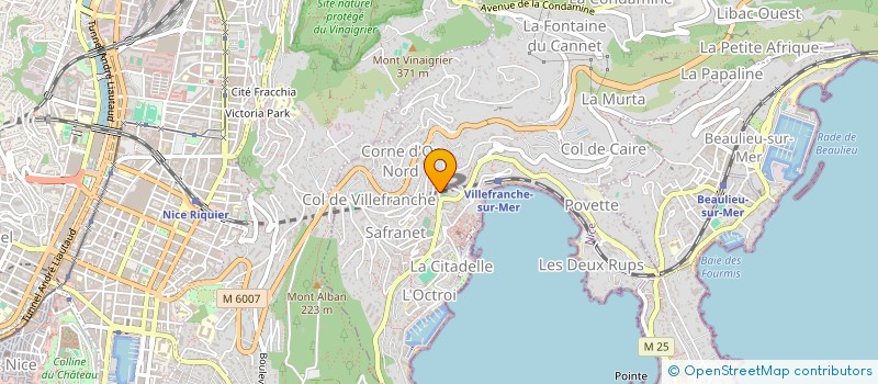 localisation de l'entreprise LILAS à VILLEFRANCHE-SUR-MER