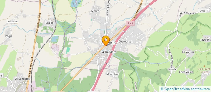 localisation de l'entreprise LILAS  SAINT-FELIX