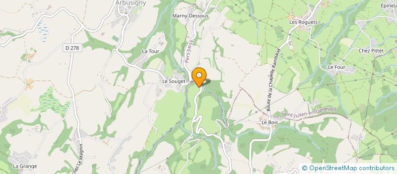 localisation de l'entreprise LILAS  LA CHAPELLE-RAMBAUD