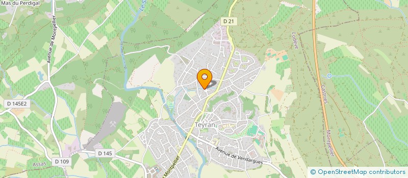 localisation de l'entreprise LILAS  TEYRAN