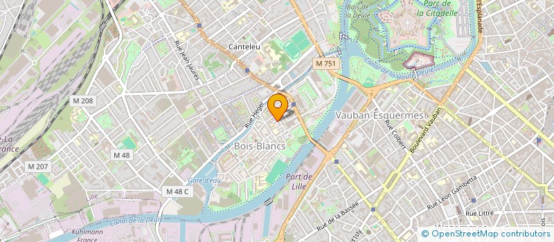 localisation de l'entreprise LILAS  LILLE