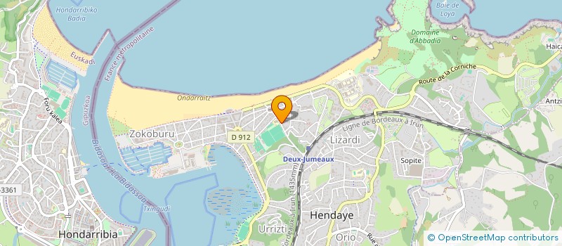 localisation de l'entreprise LILAS à HENDAYE