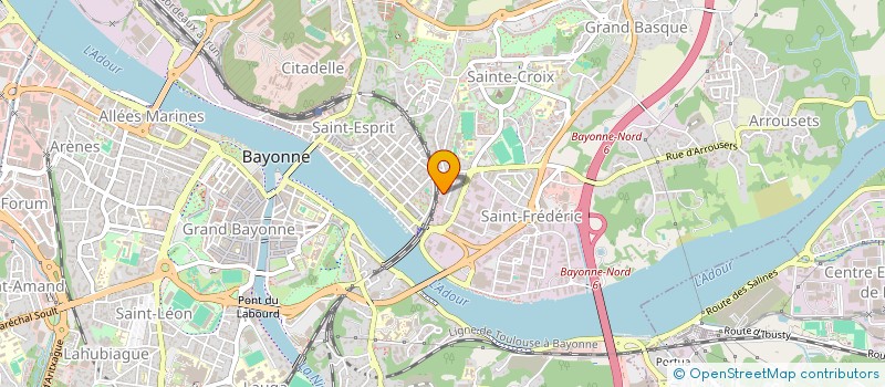 localisation de l'entreprise LILAS BLANC à BAYONNE