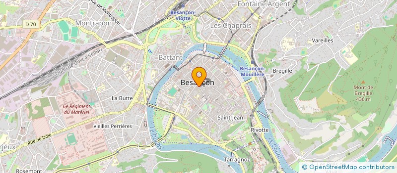 localisation de l'entreprise LILAS CHIC  BESANCON