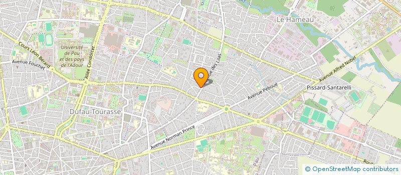 localisation de l'entreprise LILAS KENNEDY à PAU