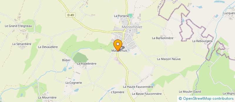 localisation de l'entreprise LILAS KINE  MENOMBLET