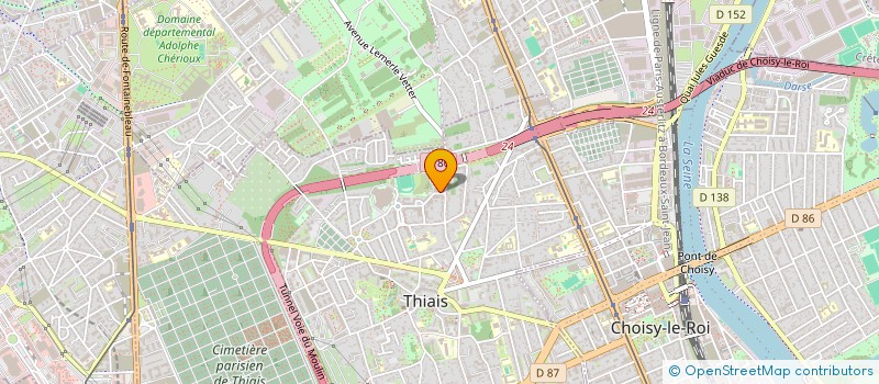 localisation de l'entreprise LILAS PARC à THIAIS