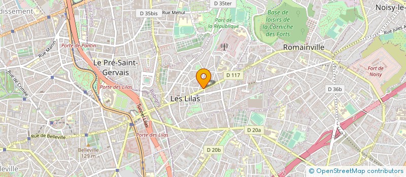 localisation de l'entreprise LILAS SITTER à LES LILAS