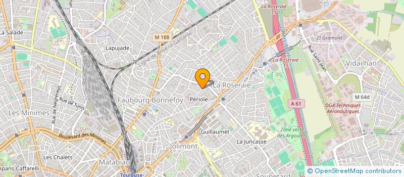 localisation de l'entreprise LILASCOPIQUE à TOULOUSE