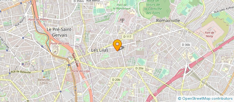 localisation de l'entreprise LILATELIER à LES LILAS